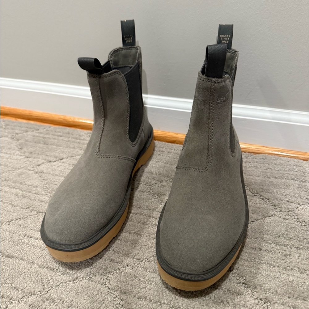 Sorel Hi-Line Chelsea Boots Gray, Charcoal, Quarry sz 9.5 - Picture 5 of 9